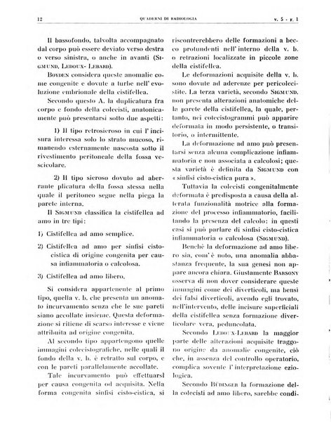 Quaderni di radiologia rivista di collaborazione clinico-radiologica fondata da M. Lapenna