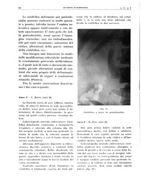 Quaderni di radiologia rivista di collaborazione clinico-radiologica fondata da M. Lapenna