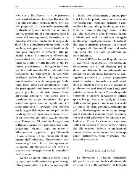 Quaderni di radiologia rivista di collaborazione clinico-radiologica fondata da M. Lapenna