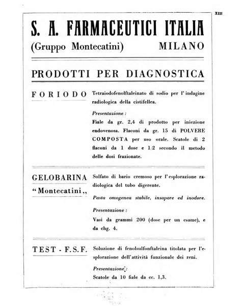 Quaderni di radiologia rivista di collaborazione clinico-radiologica fondata da M. Lapenna