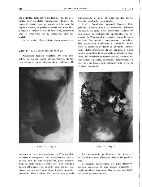 Quaderni di radiologia rivista di collaborazione clinico-radiologica fondata da M. Lapenna