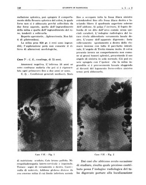 Quaderni di radiologia rivista di collaborazione clinico-radiologica fondata da M. Lapenna