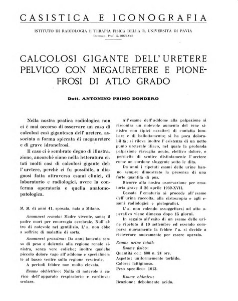 Quaderni di radiologia rivista di collaborazione clinico-radiologica fondata da M. Lapenna