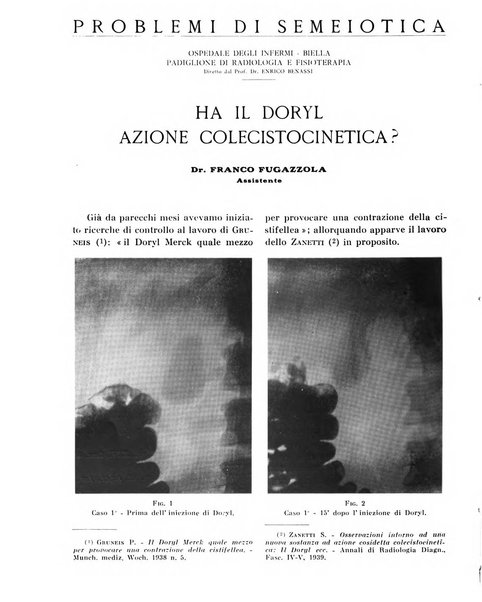 Quaderni di radiologia rivista di collaborazione clinico-radiologica fondata da M. Lapenna