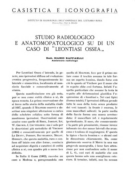 Quaderni di radiologia rivista di collaborazione clinico-radiologica fondata da M. Lapenna