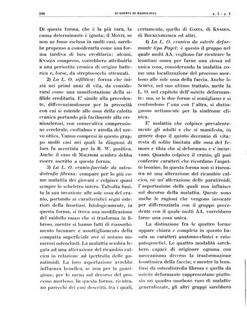 Quaderni di radiologia rivista di collaborazione clinico-radiologica fondata da M. Lapenna