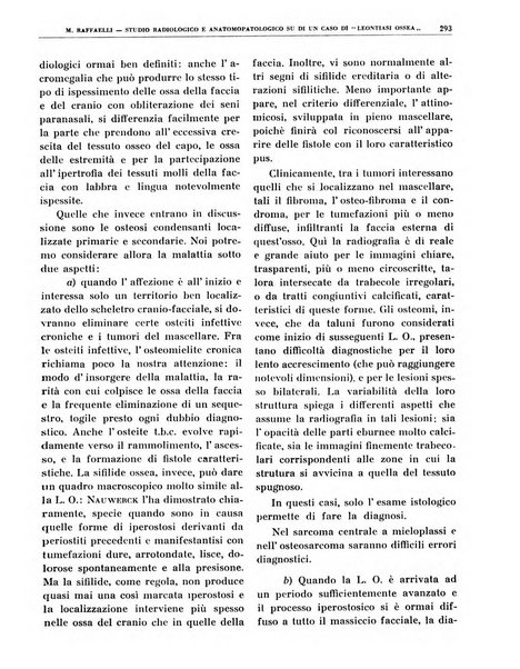 Quaderni di radiologia rivista di collaborazione clinico-radiologica fondata da M. Lapenna