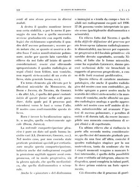 Quaderni di radiologia rivista di collaborazione clinico-radiologica fondata da M. Lapenna