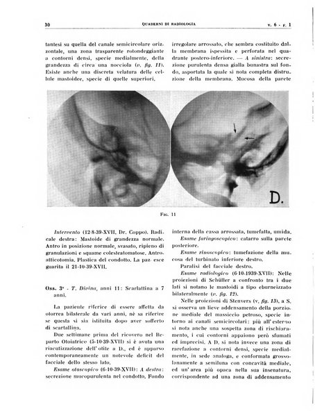 Quaderni di radiologia rivista di collaborazione clinico-radiologica fondata da M. Lapenna