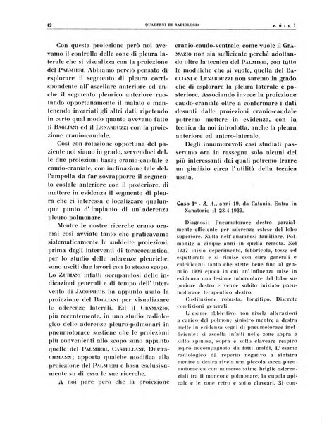 Quaderni di radiologia rivista di collaborazione clinico-radiologica fondata da M. Lapenna