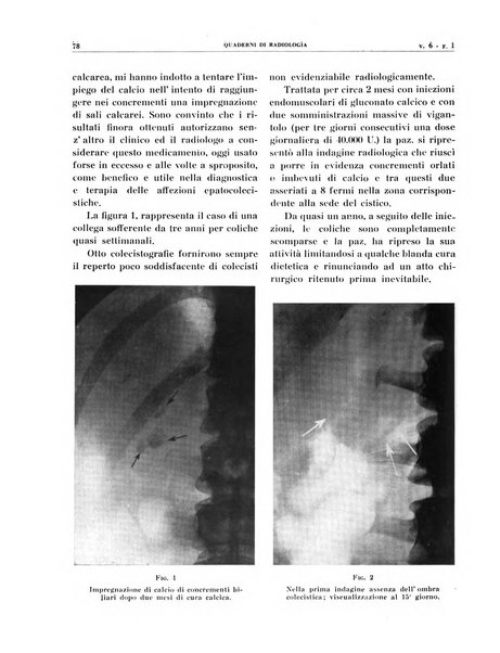 Quaderni di radiologia rivista di collaborazione clinico-radiologica fondata da M. Lapenna