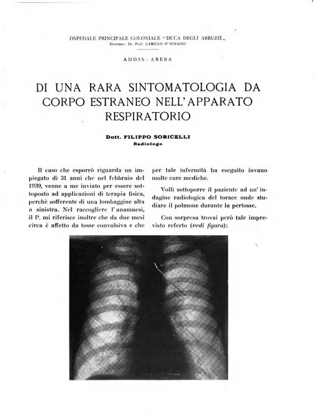 Quaderni di radiologia rivista di collaborazione clinico-radiologica fondata da M. Lapenna