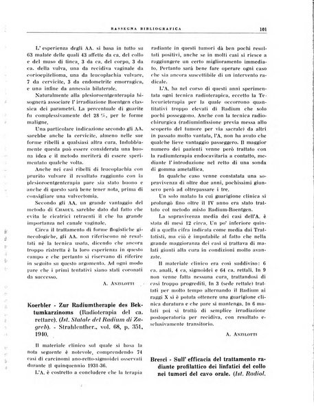 Quaderni di radiologia rivista di collaborazione clinico-radiologica fondata da M. Lapenna