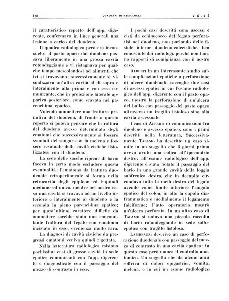 Quaderni di radiologia rivista di collaborazione clinico-radiologica fondata da M. Lapenna