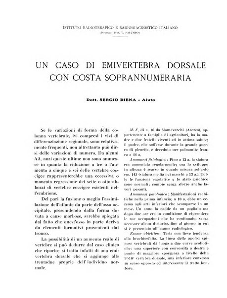 Quaderni di radiologia rivista di collaborazione clinico-radiologica fondata da M. Lapenna