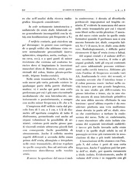 Quaderni di radiologia rivista di collaborazione clinico-radiologica fondata da M. Lapenna