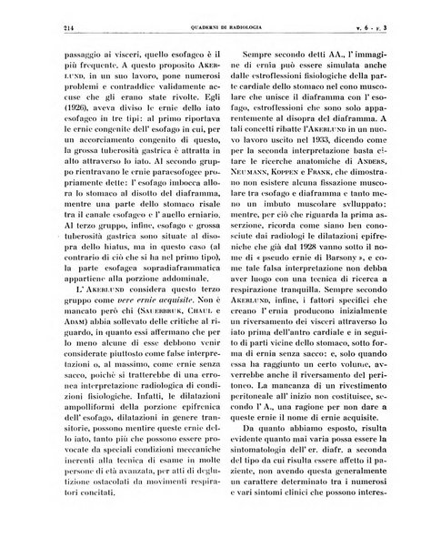 Quaderni di radiologia rivista di collaborazione clinico-radiologica fondata da M. Lapenna