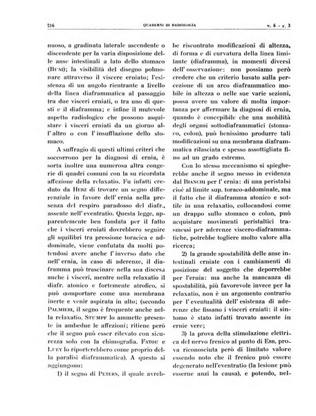 Quaderni di radiologia rivista di collaborazione clinico-radiologica fondata da M. Lapenna