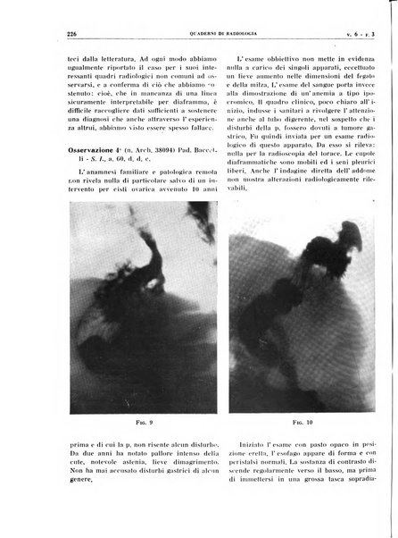 Quaderni di radiologia rivista di collaborazione clinico-radiologica fondata da M. Lapenna