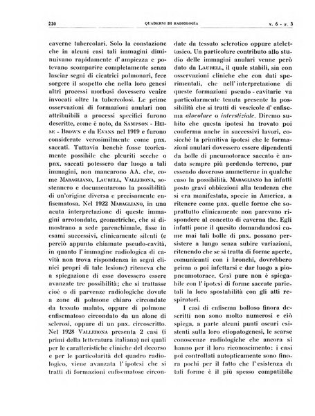 Quaderni di radiologia rivista di collaborazione clinico-radiologica fondata da M. Lapenna