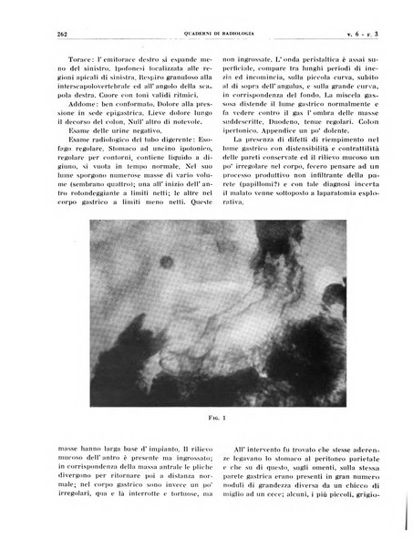 Quaderni di radiologia rivista di collaborazione clinico-radiologica fondata da M. Lapenna