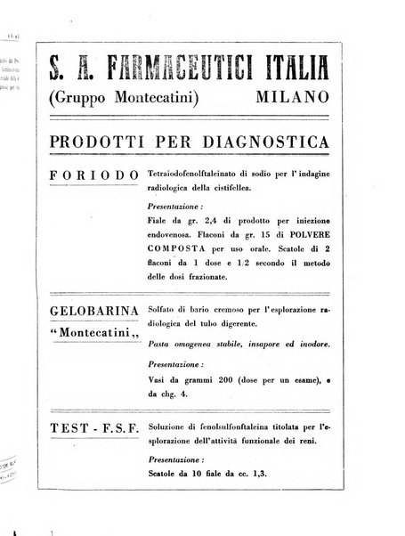 Quaderni di radiologia rivista di collaborazione clinico-radiologica fondata da M. Lapenna