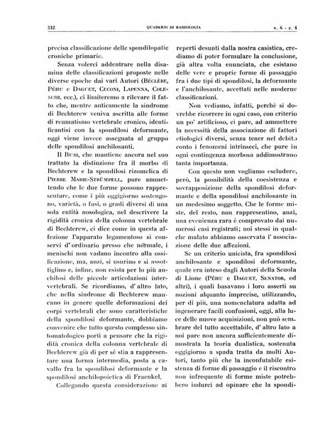 Quaderni di radiologia rivista di collaborazione clinico-radiologica fondata da M. Lapenna