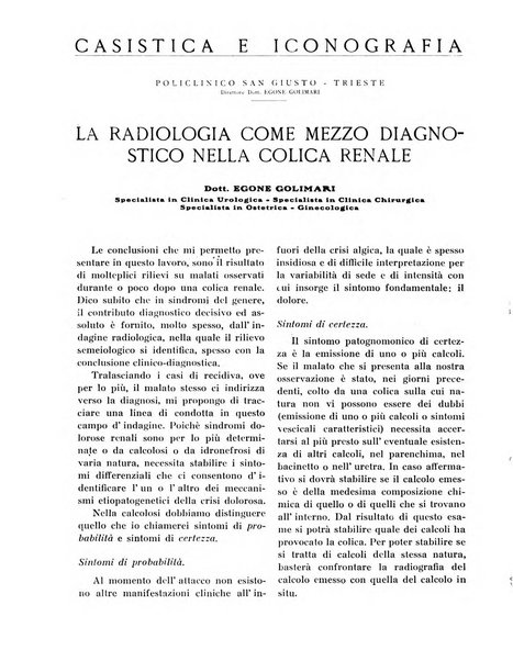 Quaderni di radiologia rivista di collaborazione clinico-radiologica fondata da M. Lapenna