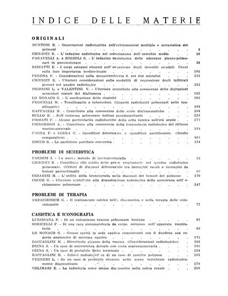 Quaderni di radiologia rivista di collaborazione clinico-radiologica fondata da M. Lapenna