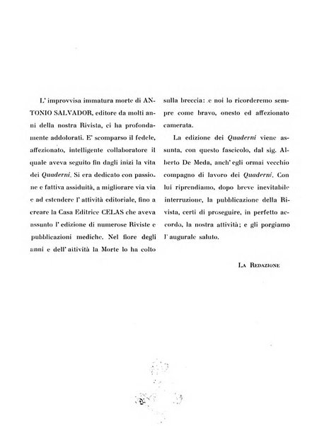 Quaderni di radiologia rivista di collaborazione clinico-radiologica fondata da M. Lapenna