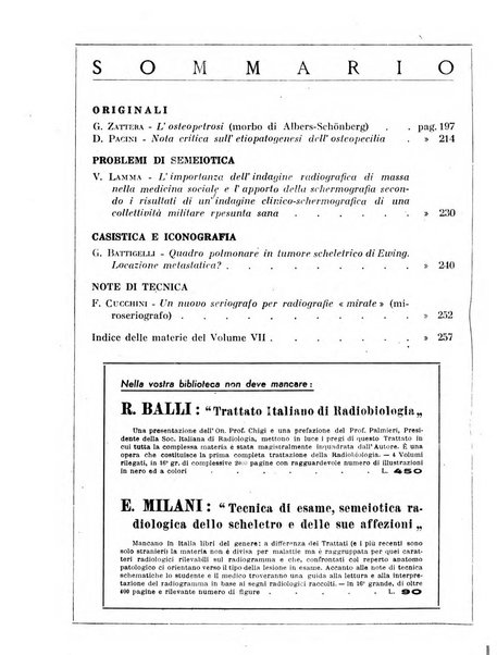 Quaderni di radiologia rivista di collaborazione clinico-radiologica fondata da M. Lapenna