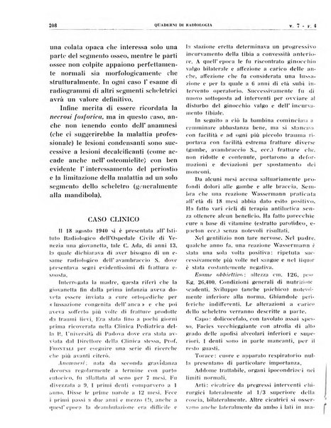 Quaderni di radiologia rivista di collaborazione clinico-radiologica fondata da M. Lapenna