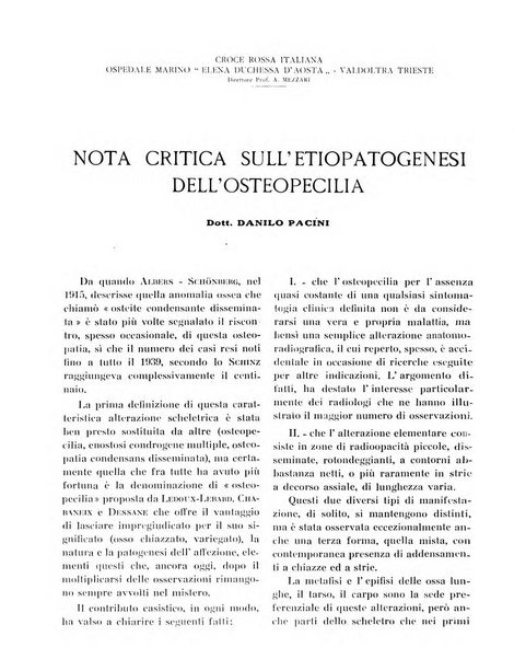 Quaderni di radiologia rivista di collaborazione clinico-radiologica fondata da M. Lapenna