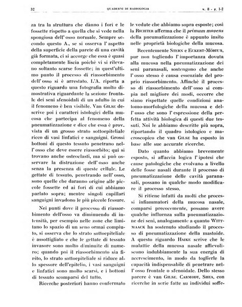 Quaderni di radiologia rivista di collaborazione clinico-radiologica fondata da M. Lapenna