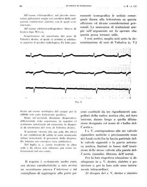 Quaderni di radiologia rivista di collaborazione clinico-radiologica fondata da M. Lapenna