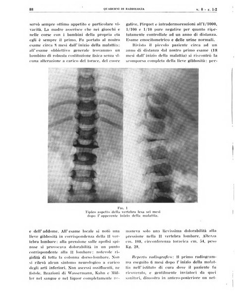 Quaderni di radiologia rivista di collaborazione clinico-radiologica fondata da M. Lapenna