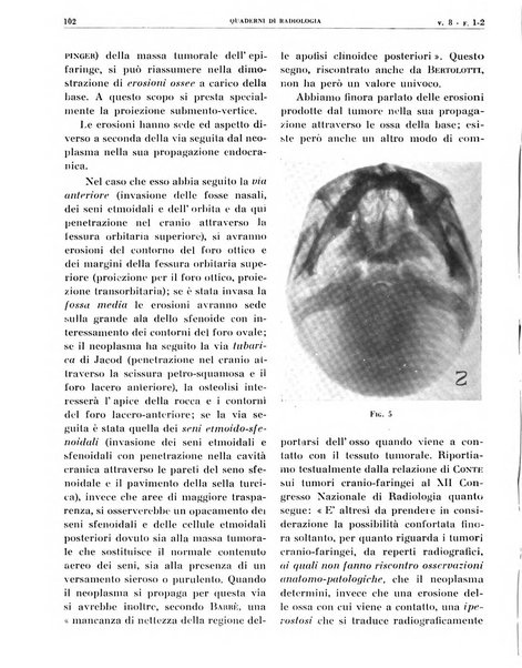 Quaderni di radiologia rivista di collaborazione clinico-radiologica fondata da M. Lapenna