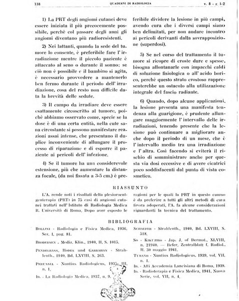 Quaderni di radiologia rivista di collaborazione clinico-radiologica fondata da M. Lapenna