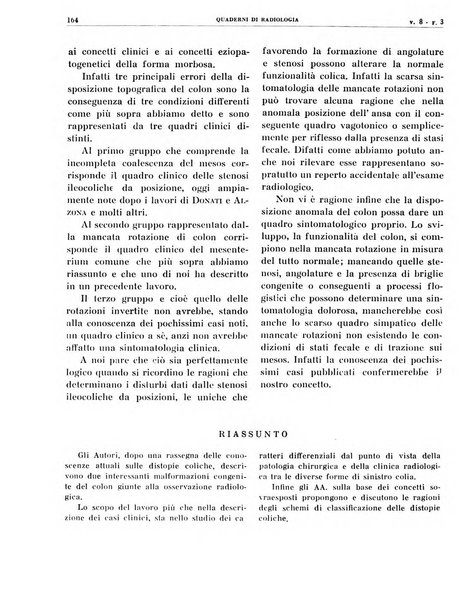 Quaderni di radiologia rivista di collaborazione clinico-radiologica fondata da M. Lapenna