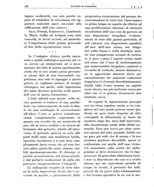 Quaderni di radiologia rivista di collaborazione clinico-radiologica fondata da M. Lapenna