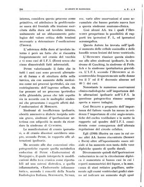 Quaderni di radiologia rivista di collaborazione clinico-radiologica fondata da M. Lapenna