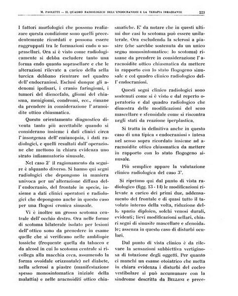 Quaderni di radiologia rivista di collaborazione clinico-radiologica fondata da M. Lapenna