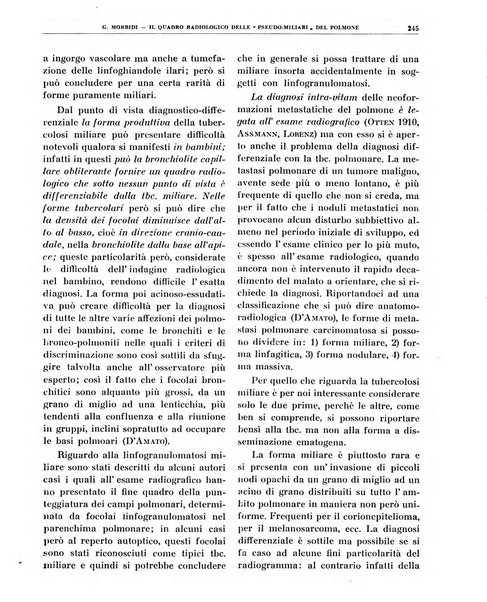 Quaderni di radiologia rivista di collaborazione clinico-radiologica fondata da M. Lapenna