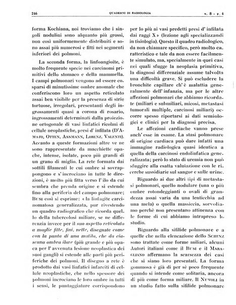 Quaderni di radiologia rivista di collaborazione clinico-radiologica fondata da M. Lapenna