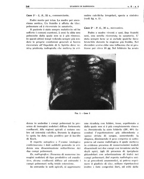 Quaderni di radiologia rivista di collaborazione clinico-radiologica fondata da M. Lapenna