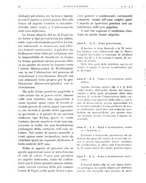 Quaderni di radiologia rivista di collaborazione clinico-radiologica fondata da M. Lapenna