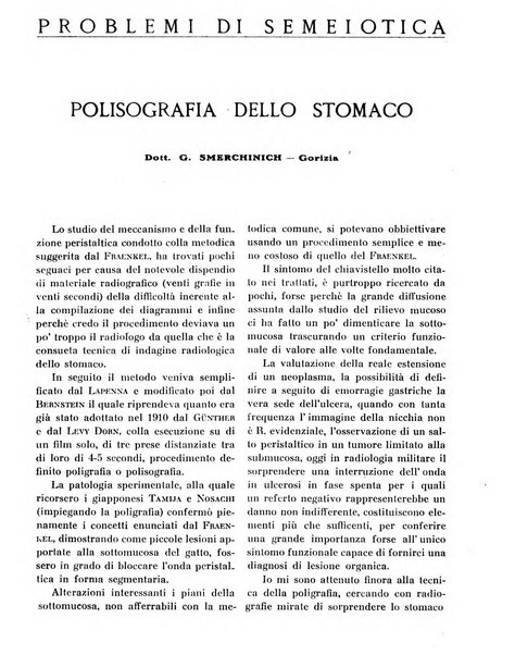 Quaderni di radiologia rivista di collaborazione clinico-radiologica fondata da M. Lapenna