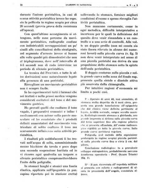 Quaderni di radiologia rivista di collaborazione clinico-radiologica fondata da M. Lapenna