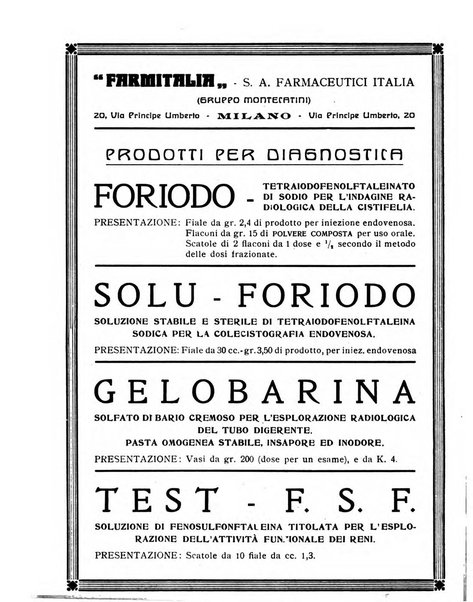 Quaderni di radiologia rivista di collaborazione clinico-radiologica fondata da M. Lapenna