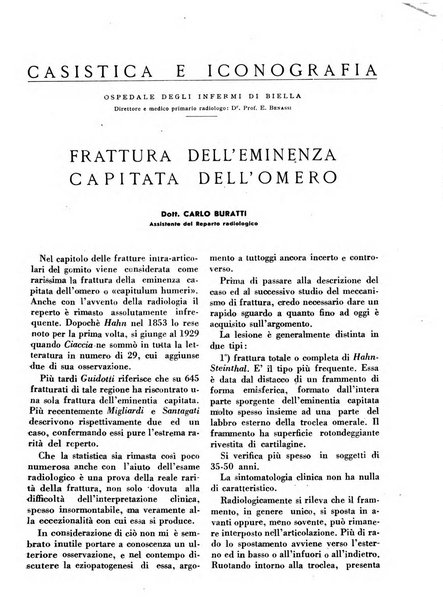 Quaderni di radiologia rivista di collaborazione clinico-radiologica fondata da M. Lapenna